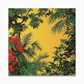 Tropical Background Art 2 Canvas Print