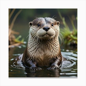 Otter 1 Canvas Print