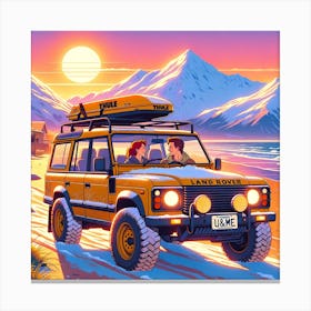 Land Rover Canvas Print