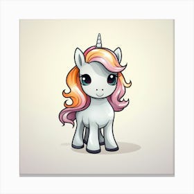 Cute Unicorn 339 Canvas Print