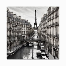 Paris Eiffel Tower Canvas Print