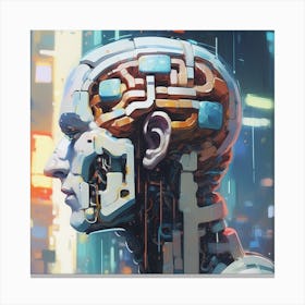 Futuristic Art 2 Canvas Print