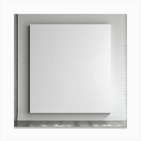 Blank Canvas On The Wall 1 Canvas Print