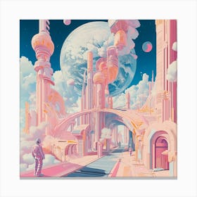 Futuristic City 7 Canvas Print