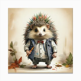 Hedgehog 42 Canvas Print