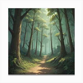 Forest Path 1 Canvas Print