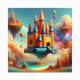 Castle In The Sky 4 Canvas Print