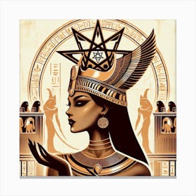Egyptian Goddess 7 Canvas Print