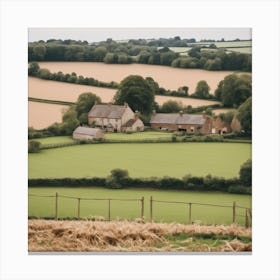 Country House In The Countryside Canvas Print