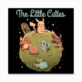 The Little Cuties - Cute Pokemon Cartoon Gift 1 Canvas Print