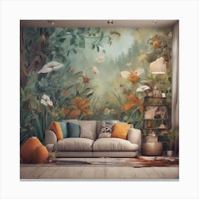 Flora And Fauna Canvas Print