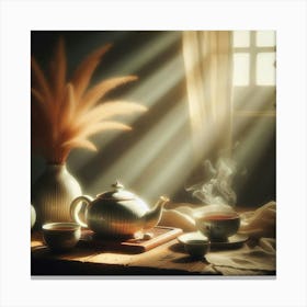 Tea Art 250 Canvas Print