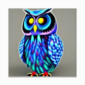 Blue Owl Canvas Print