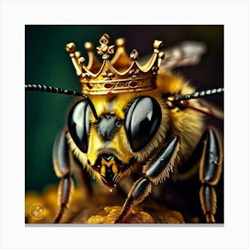 A crown Bee Canvas Print