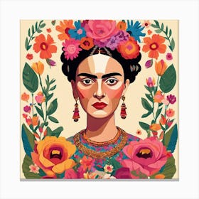 Frida Kahlo 60 Canvas Print
