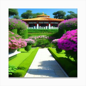 Chinese Garden Canvas Print