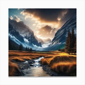 Mountain Landscape 42 Canvas Print