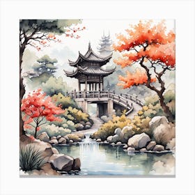 Chinese Garden Canvas Print