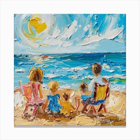 Summer Beach Series 3 Canvas Print