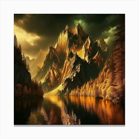 Mountain Landscape 49 Canvas Print