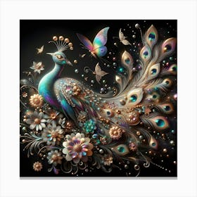 Peacock 13 Canvas Print