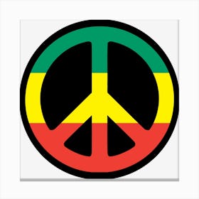 Rastafari Peace Canvas Print