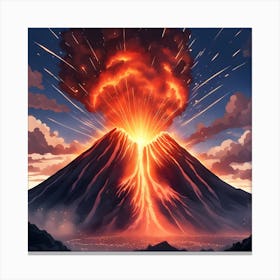 Volcano Eruption 7 Canvas Print