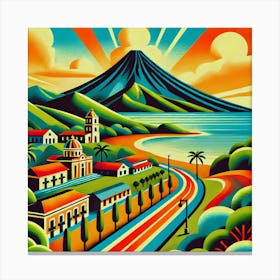 El Salvador Volcanic Paradise Canvas Print