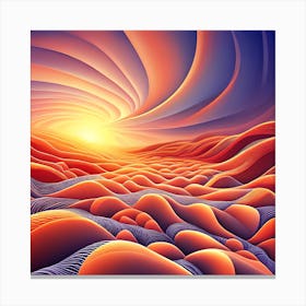 Abstract Painting Canvas Print