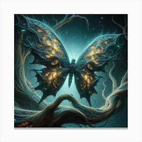 Dark Fantasy Butterfly Canvas Print