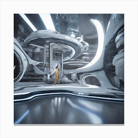 Futuristic Space 6 Canvas Print