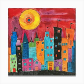 Cityscape 19 Canvas Print