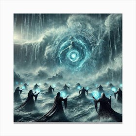 Cascade Sovereignty Tidecallers Tidal Waves Canvas Print