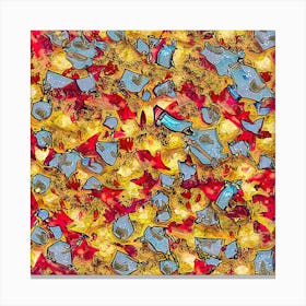 Shattered Glass By Person Canvas Print