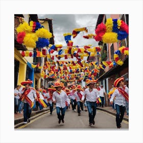 Venezuelan Carnival Canvas Print