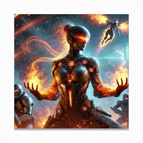 Kaida Ashheart Blazing Grace Canvas Print