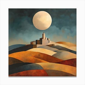 Full Moon In The Sky 1 Canvas Print