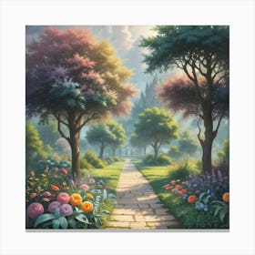 Path To The Garden Canvas Print