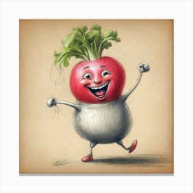 Radish 2 Canvas Print