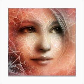 Face Of A Woman 3 Canvas Print