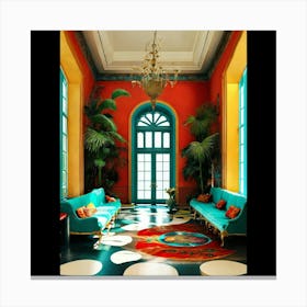 Tropical Room Canvas Print