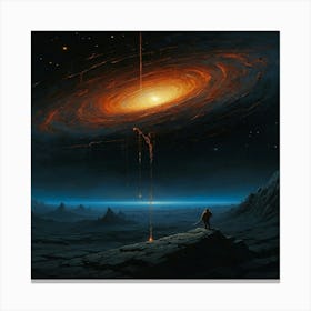 Galaxy In The Sky Canvas Print