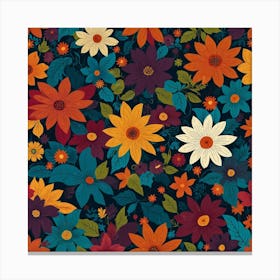 Floral Pattern 7 Canvas Print