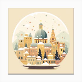 Florence Italy 3 Snowglobe Canvas Print