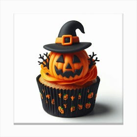 Halloween Cupcake Canvas Print