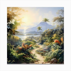 Caribbean Retreat Canvas Print