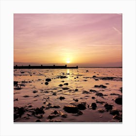 Whitstable Sunset Canvas Print