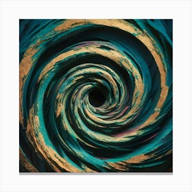 Spiral Painting Canvas Print