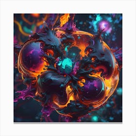 3d Digital Art Art gallery is open Canvas Print