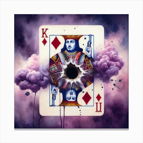 King Of Hearts Canvas Print